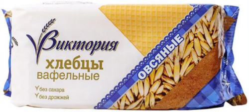 Виктория хлебцы вафельные овсяные 60г*36