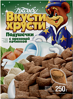 Подушечки с ореховой начинкой 250г*16 Вкусти-Хрусти