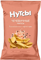 Чипсы ЧЕЧЕВИЧНЫЕ НУТСЫ со вкусом Гималайская соль и черный перец 50г*17