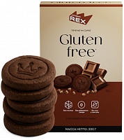Печенье БЕЗ ГЛЮТЕНА с гречневой мукой и кусочками шоколада ТМ ProteinRex 200 г*6