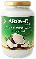 Кокосовое масло 100% Extra Virgin 450 мл с/б *12 AROY-D