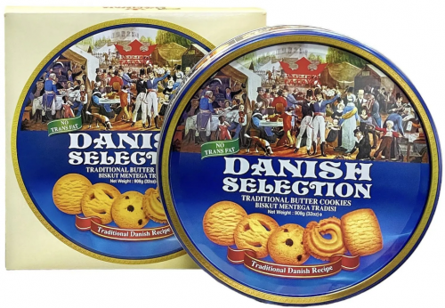 1129 Danish Selection печенье  908г*6 жесть Tatawa
