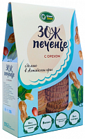 Печенье БИО с орехом (арахис) 150г без сахара *15 Green Злак 